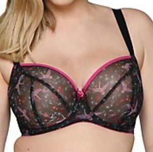 Curvy Kate Kimono Sheer Balcony bra 36HH/36L